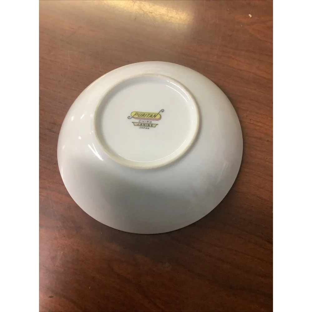 Vintage Japan PURITAN CHINA Janine 5 1/2" DESSERT BOWL - Picture 4 of 4